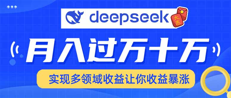 2025年最火项目DeepSeek玩法-辰阳网创