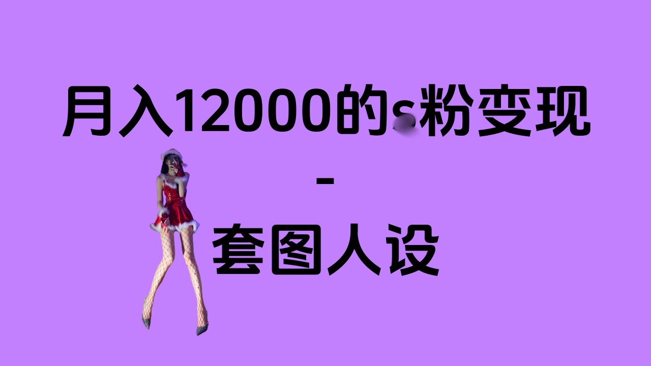 一部手机月入12000+的s粉变现，永远蓝海的项目——人性的弱点！-辰阳网创