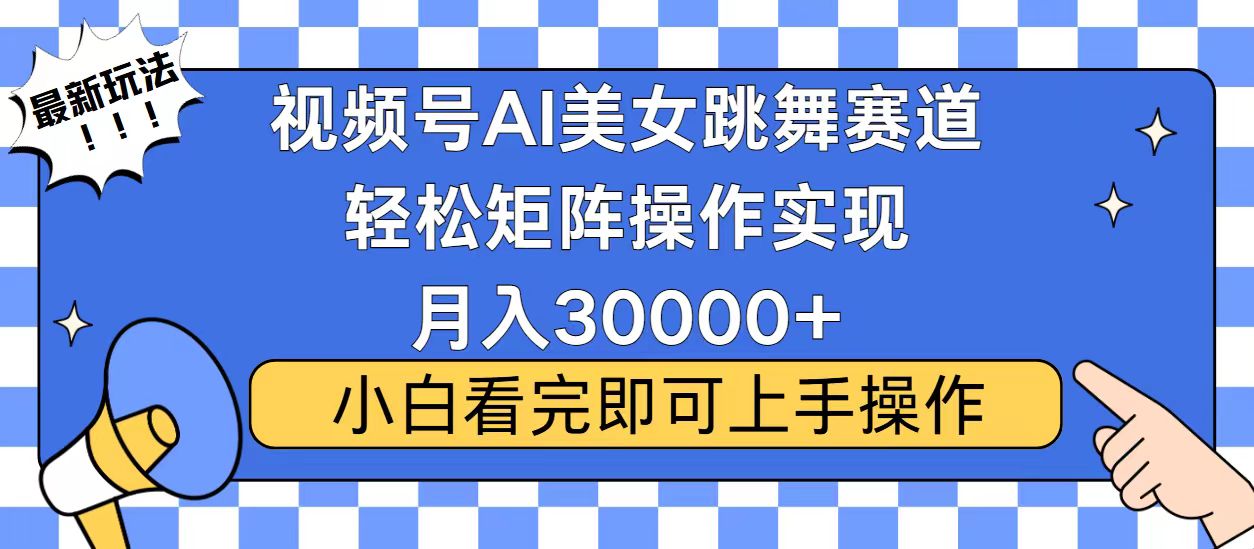 视频号2025最火最新玩法，当天起号，拉爆流量收益，小白也能轻松月入30000+-辰阳网创