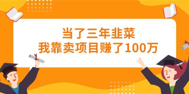 当了三年韭菜我靠卖项目赚了100万-辰阳网创