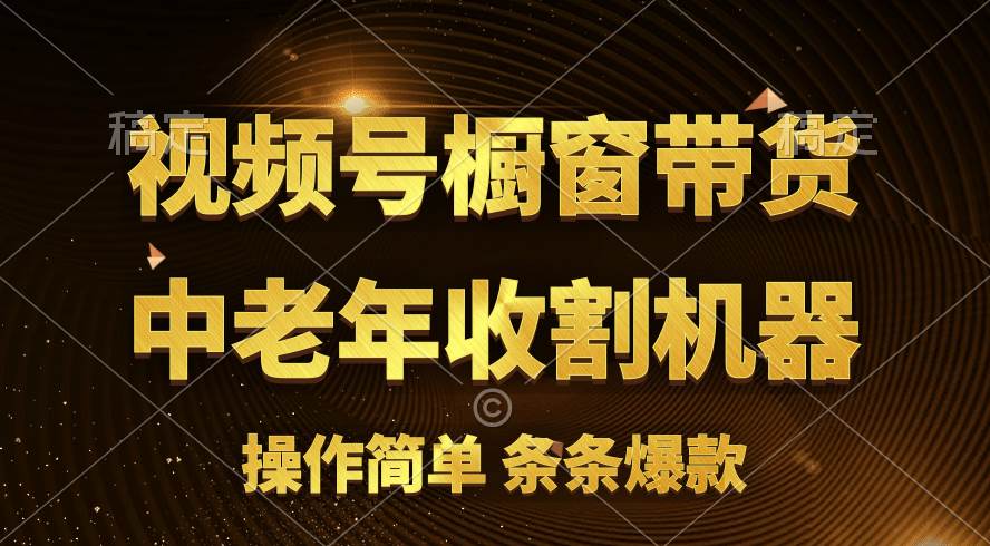 [你的孩子成功取得高位]视频号最火爆赛道，橱窗带货，流量分成计划，条…-辰阳网创