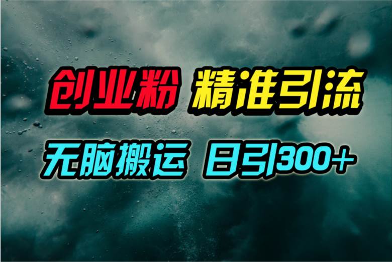 视频号纯搬运日引300+创业粉教程！-辰阳网创